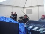 Sound technicians at a Berlin event at Schloss Bellevue