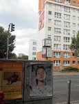 A poster on a street, in Jannowitzbrücke, Berlin, Germany